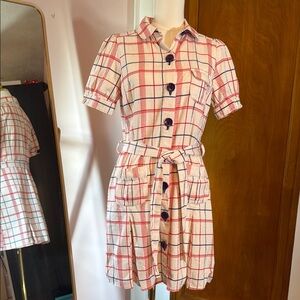 Divided HM vintage Red and White Plaid Shirt
